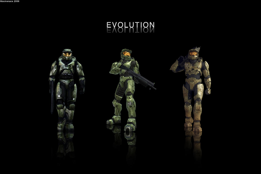The Evolution Of Master Chief Warning Very Poor Photoshop Skills