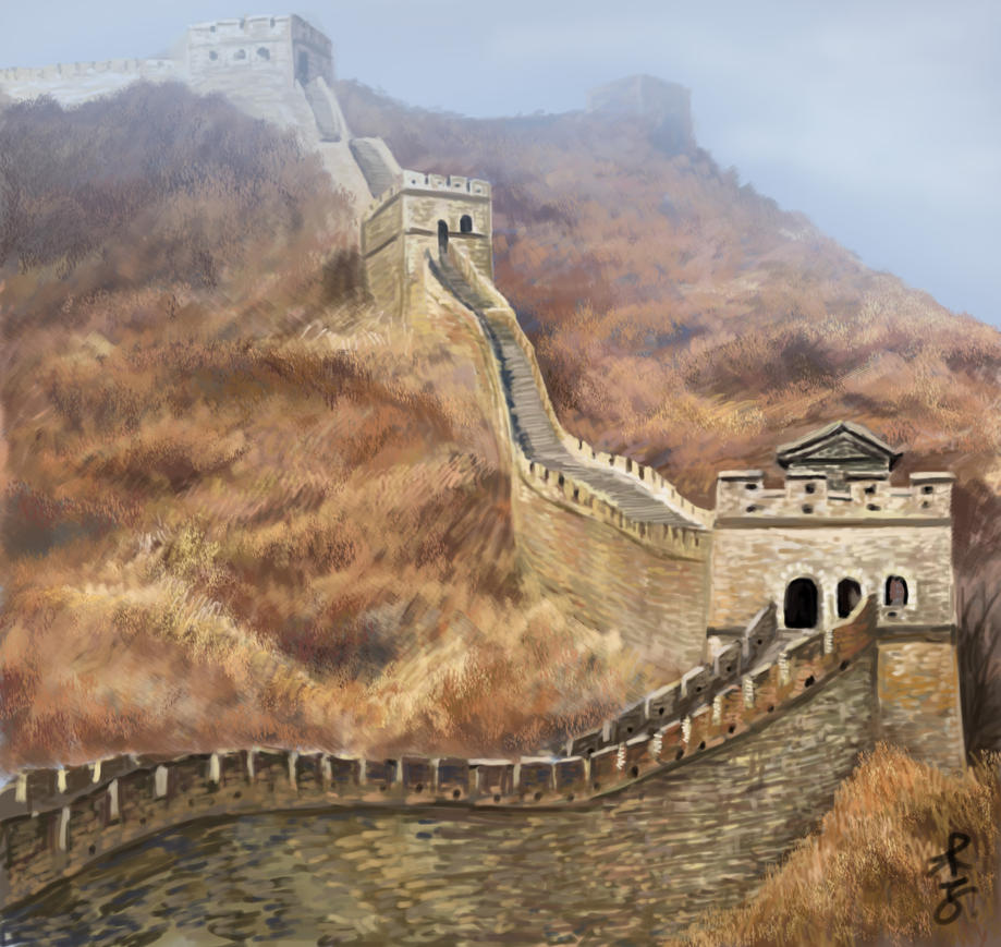 Great Wall of China by zeushadesposeidon