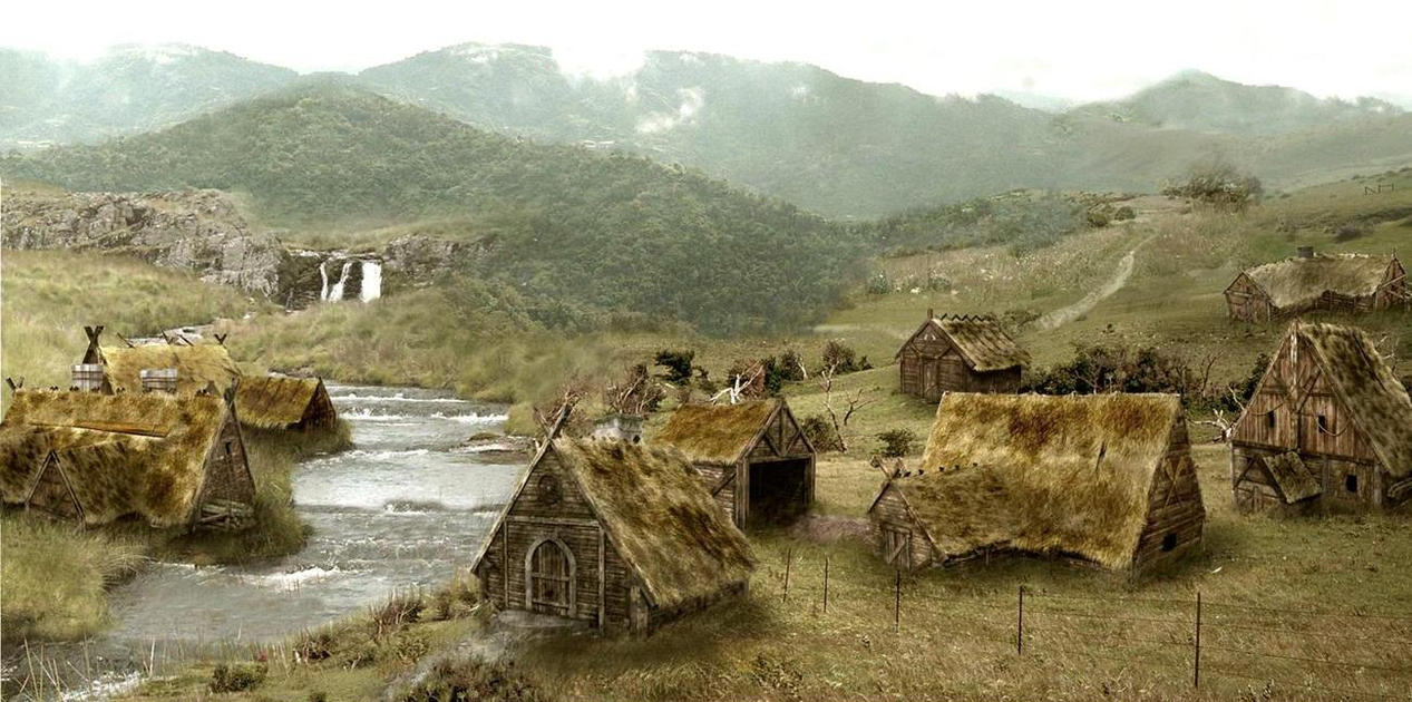 Viking Village by VladimirTeneslav