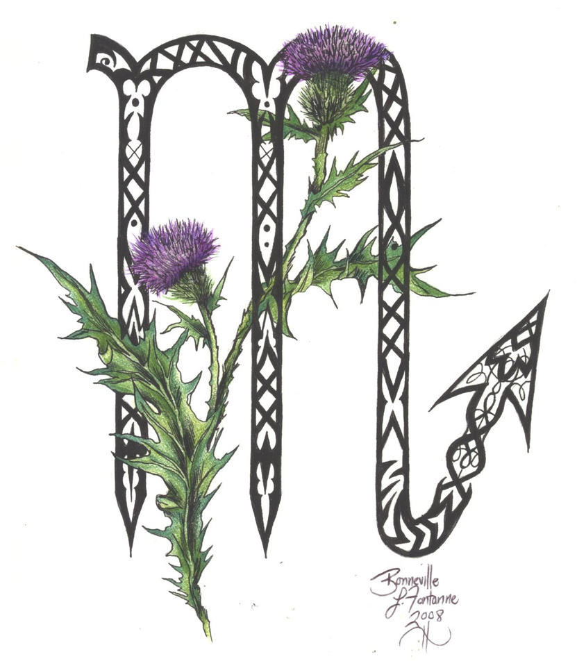 Zodiac Flower Design: Scorpio | Flower Tattoo