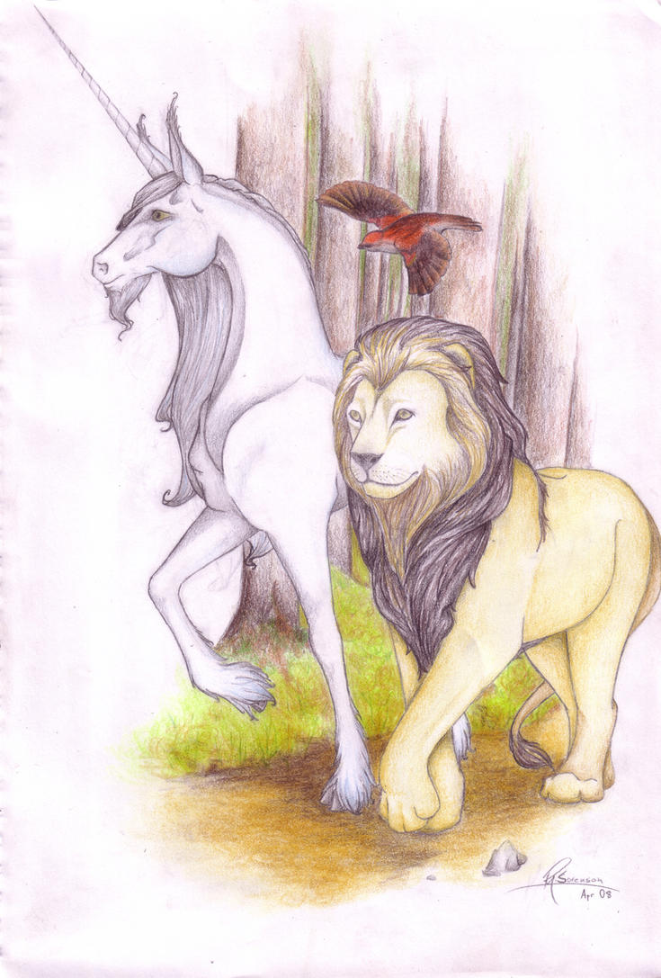 http://th02.deviantart.net/fs25/PRE/i/2008/101/e/b/Unicorn_and_the_Lion_by_Essence_of_Equus.jpg