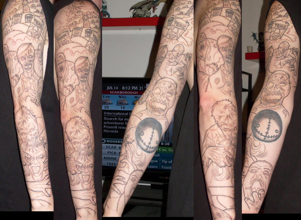 Zombie Sleeve - sleeve tattoo