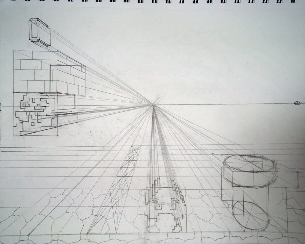 Technical Drawing: 3D Mario by