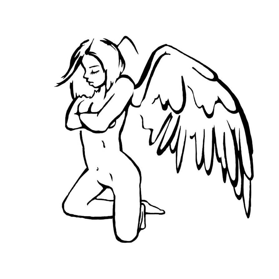 angel mayra by tattooflash