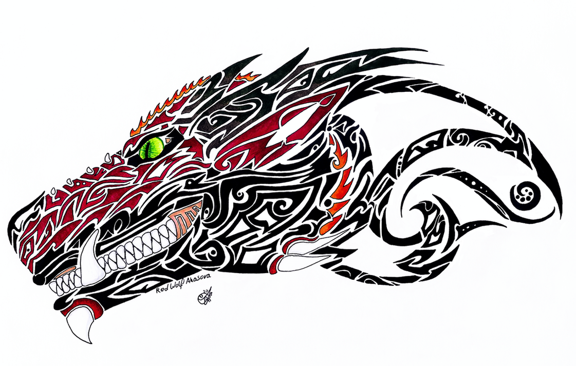 dragon head tattoos