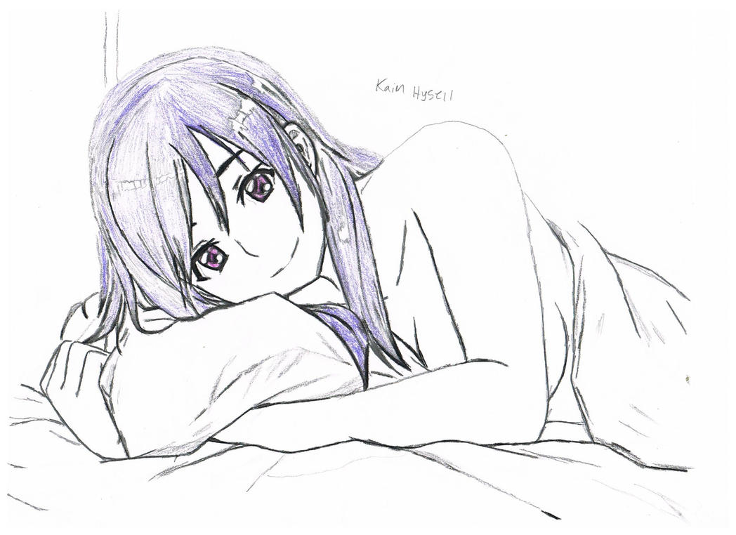 Girl in bed drawing by Sonic288 on DeviantArt