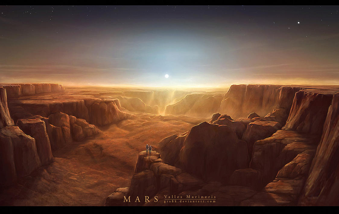 MARS Valles Marineris II by Grafik
