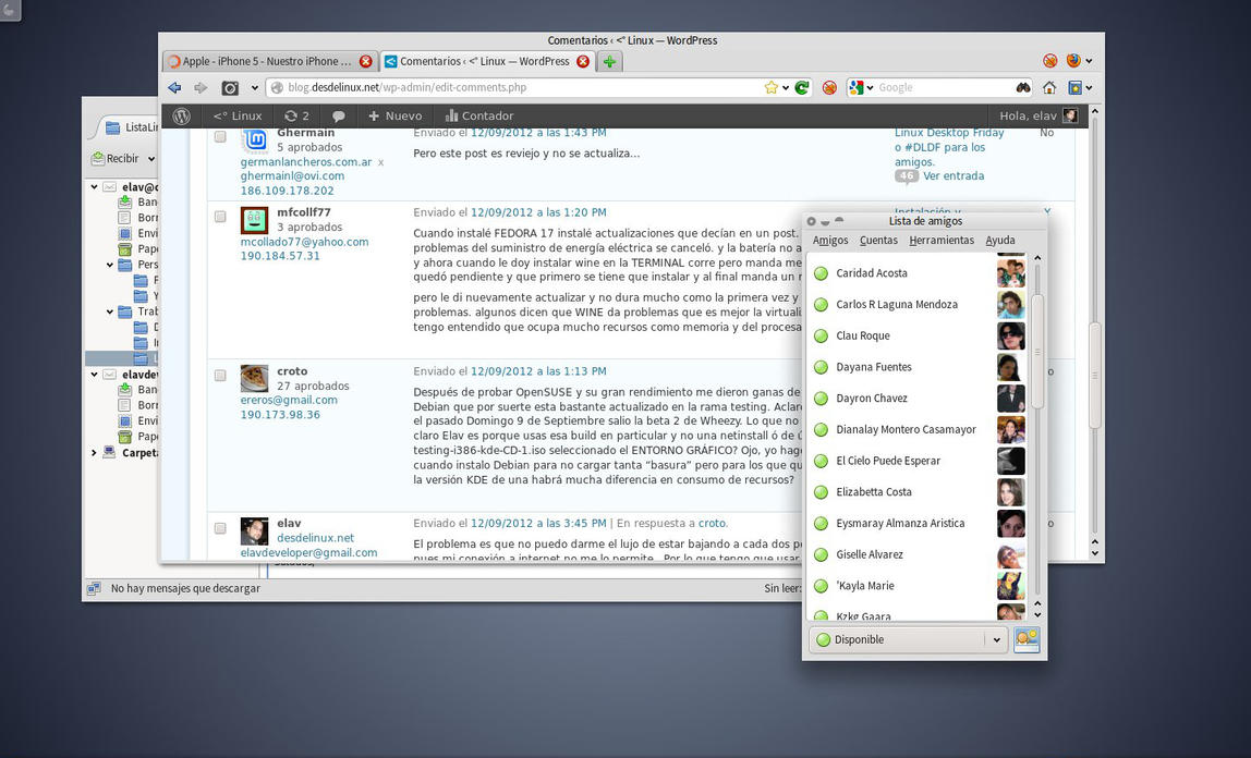 Aplicaciones GTK en KDE
