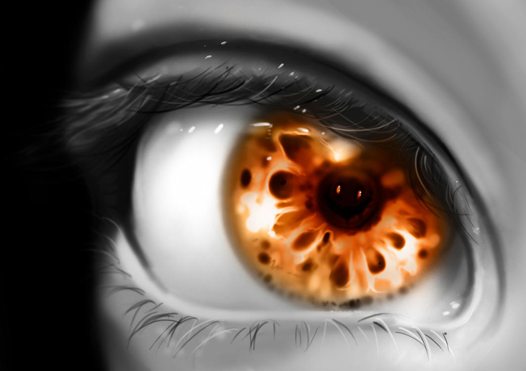 Demon in the eye by ryky