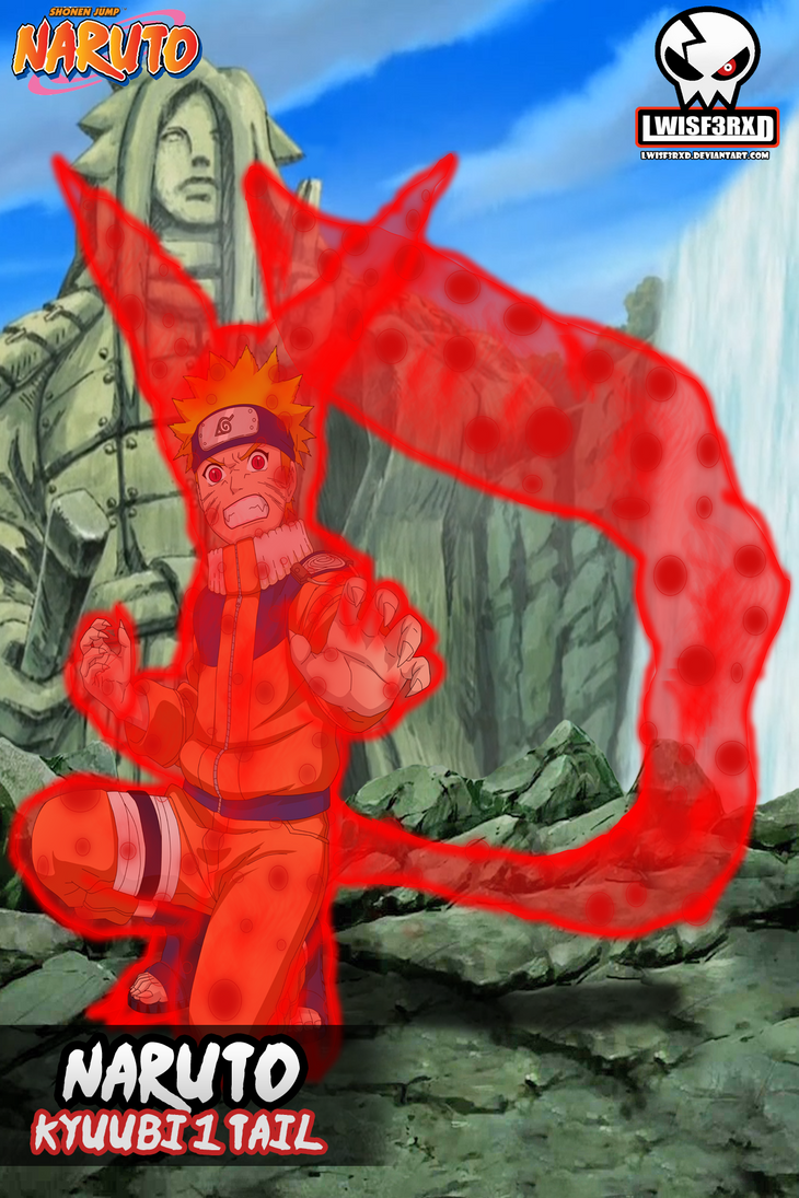 Naruto 1 tail by lwisf3rxd on DeviantArt