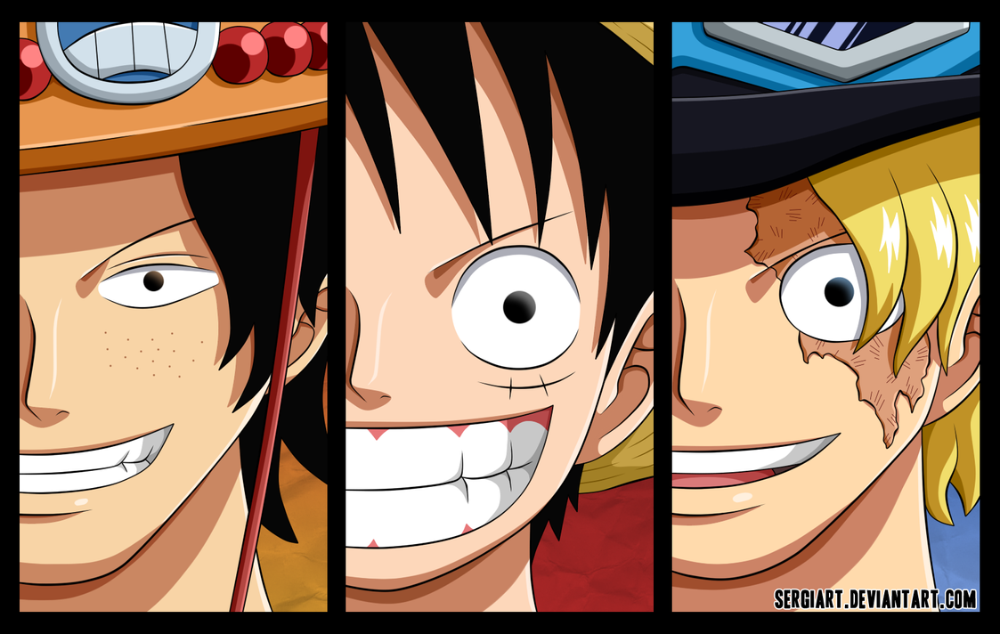 One Piece - Brothers by SergiART