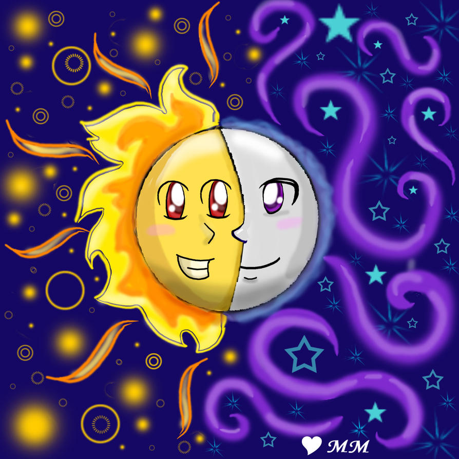 Sun and Moon by MissMeggie on deviantART