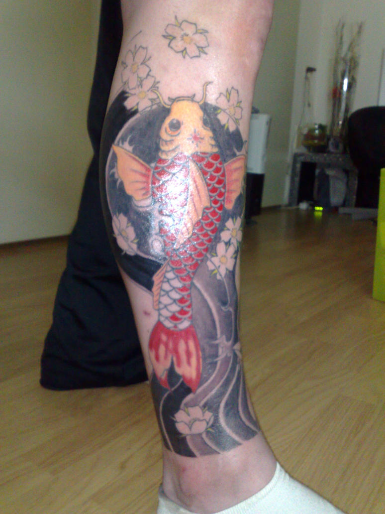 koi tattoo 2 by campfens on