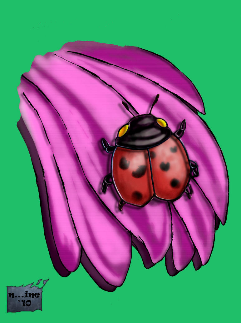 Ladybug tattoo by