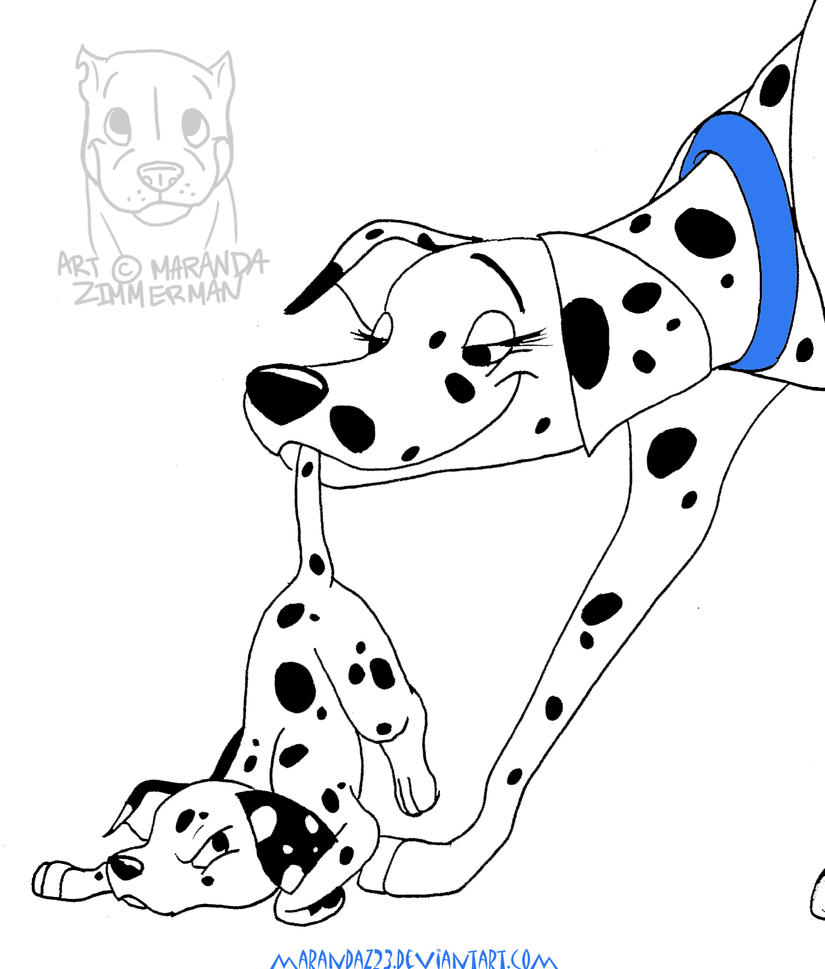 dalmatian firehouse dog coloring pages - photo #17