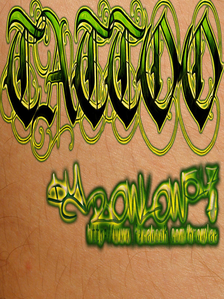 tattoo letters brushes for cs5