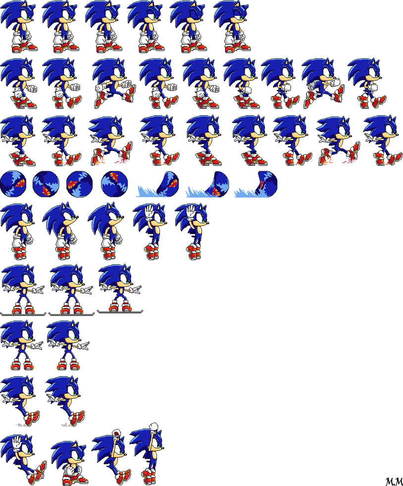 Metal Sonic Sprites Sheet By Sonic On Deviantart My Xxx Hot Girl Hot Sex Picture