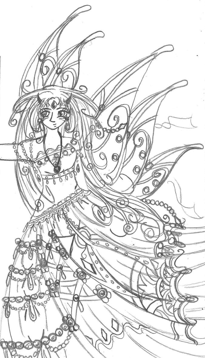 fairy anime coloring pages - photo #46