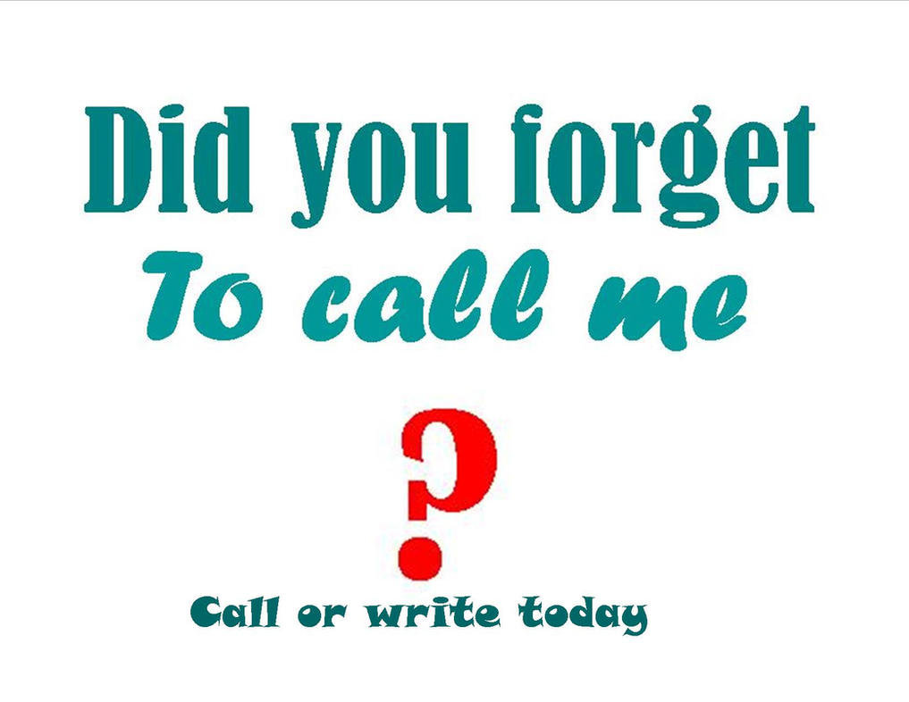 did you forget clipart - photo #5
