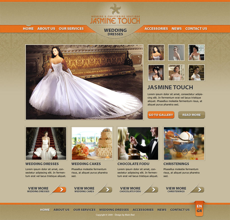 websites with wedding dresses under