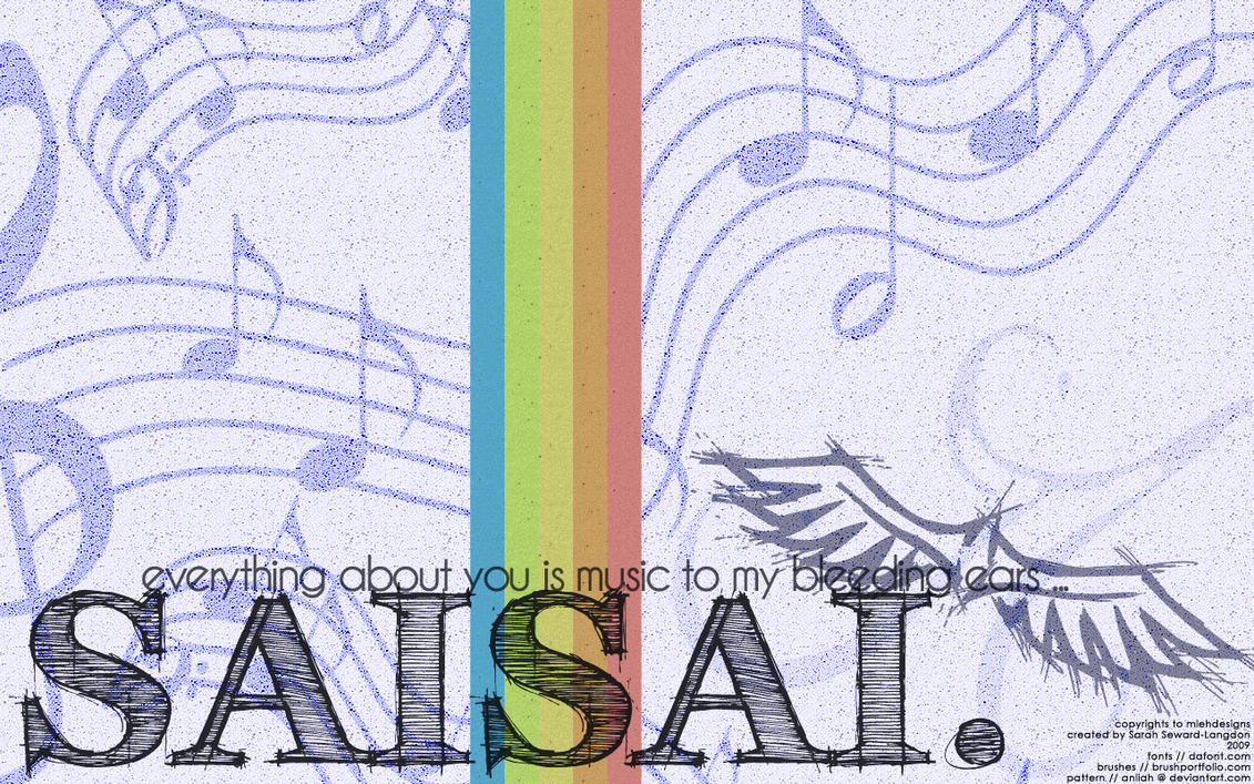 SAISAI Personalized Wallpaper by ~mlehdesigns on deviantART