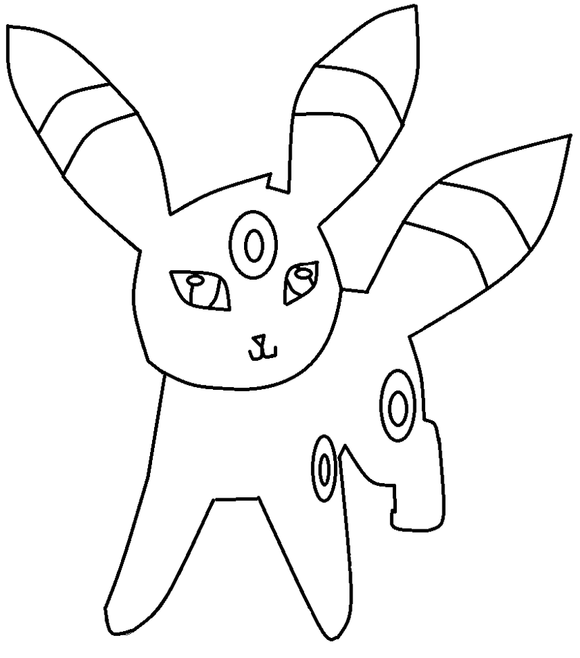 umbreon coloring pages - photo #39