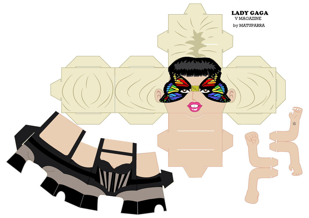 Cubeecraft de Lady Gaga - Manualidades a Raudales.