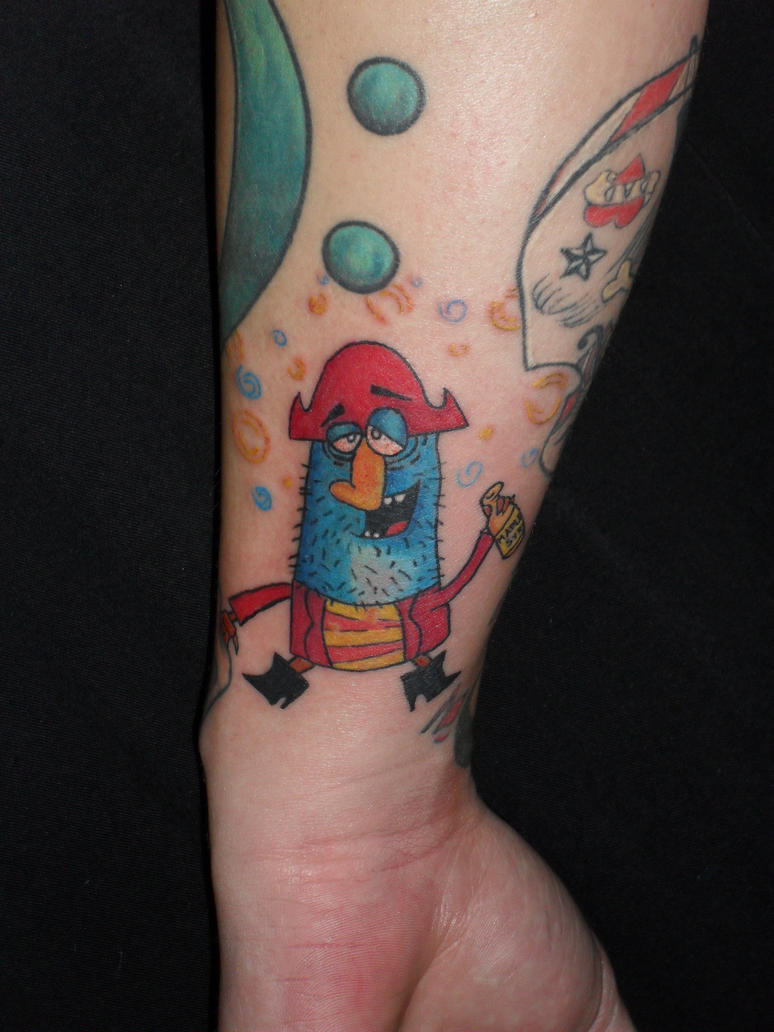Captain k'nuckles tattoo by