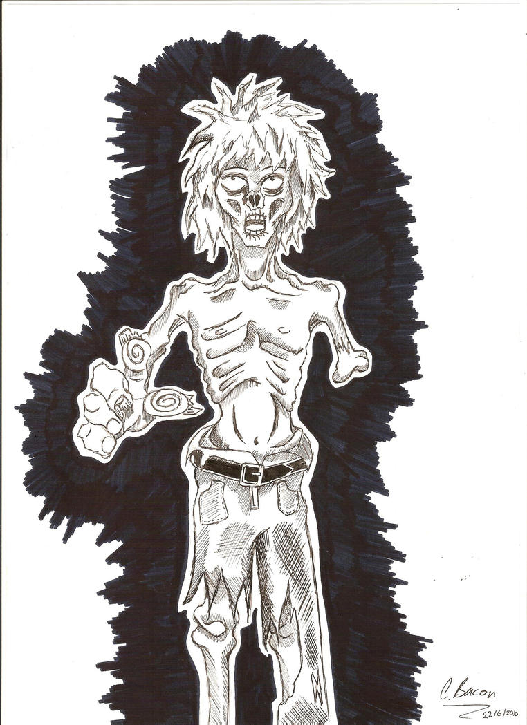 zombie clipart black and white - photo #48