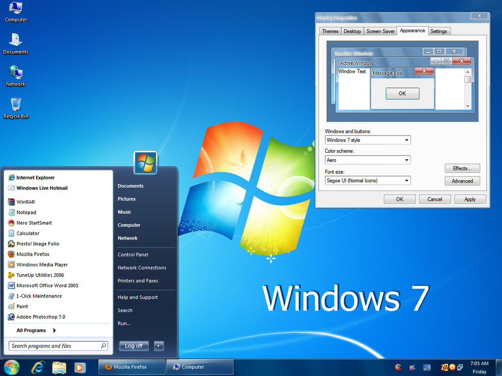 Windows 7 for XP SP3 by Vher528 on DeviantArt