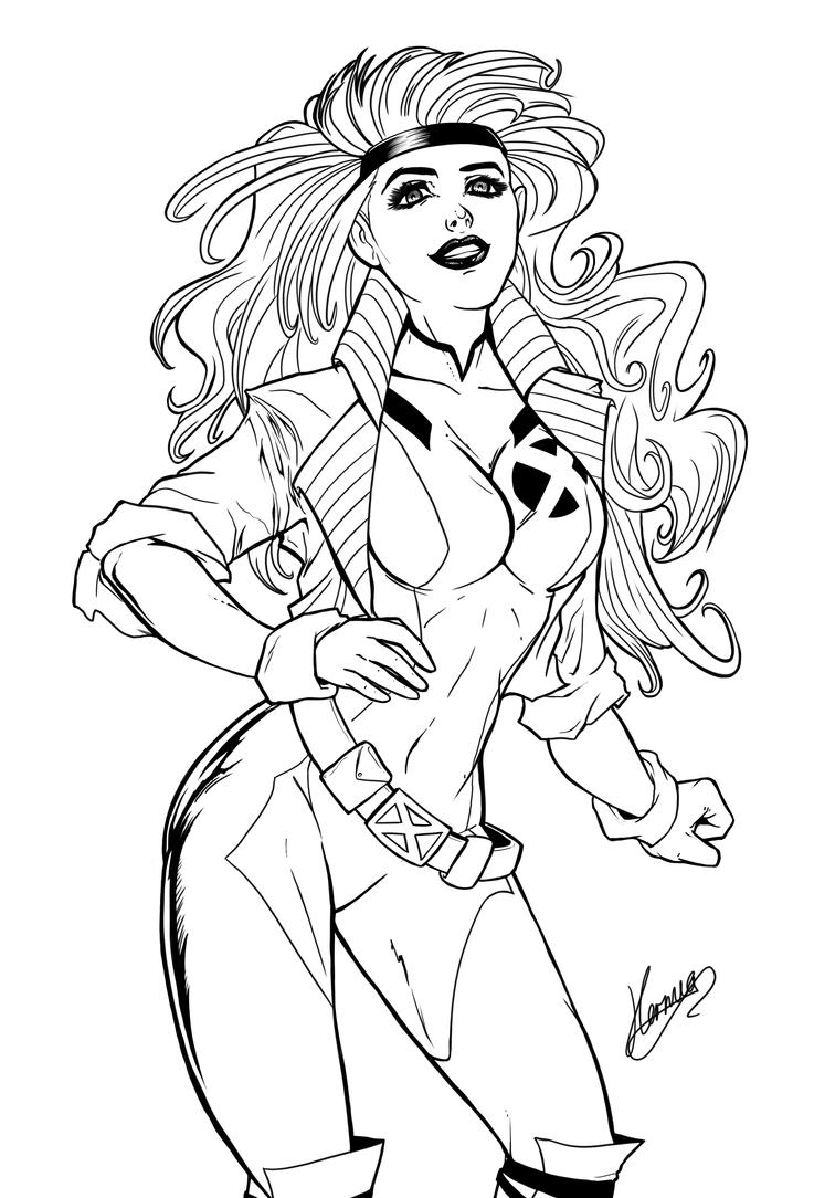 x men coloring pages of storms - photo #50