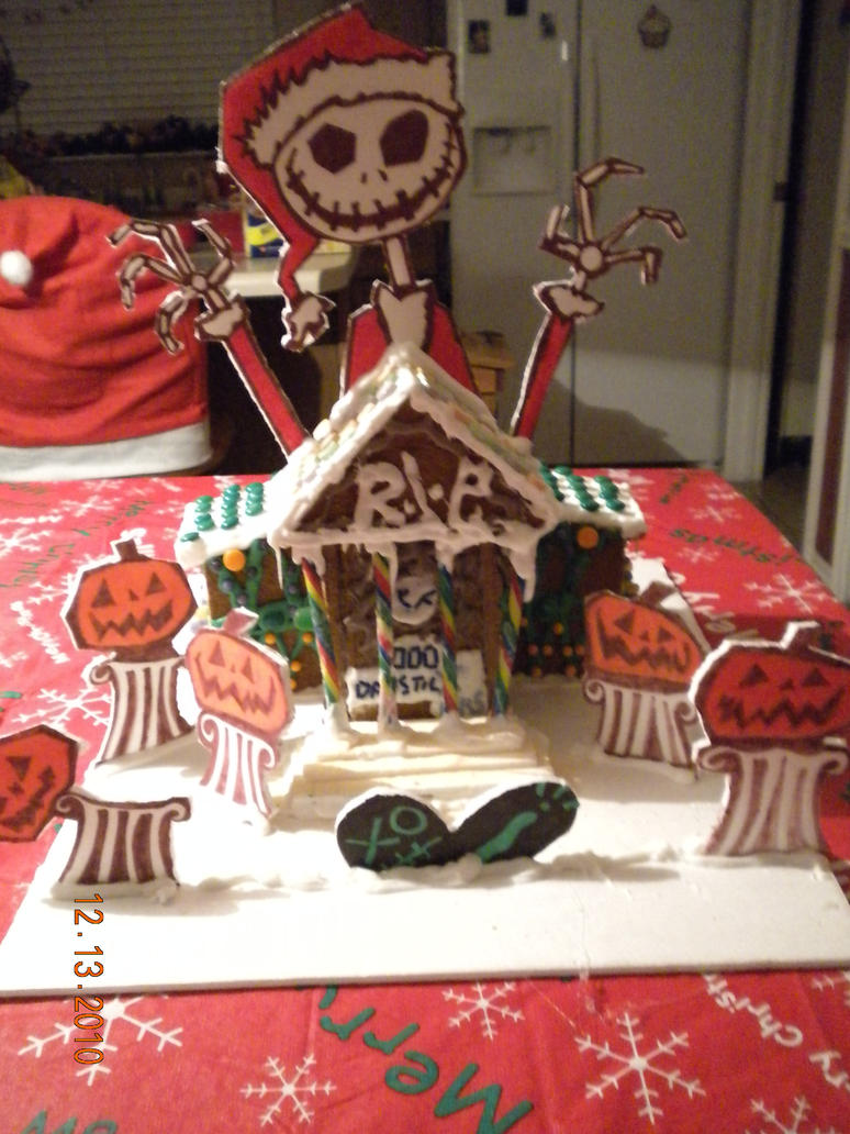 Nightmare before christmas gingerbread house by JLocke92 on DeviantArt