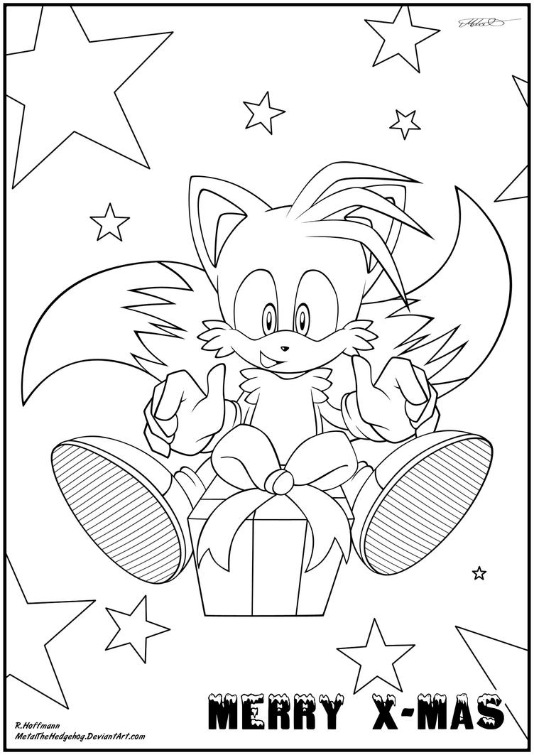 tail sonic hedgehog coloring pages - photo #49