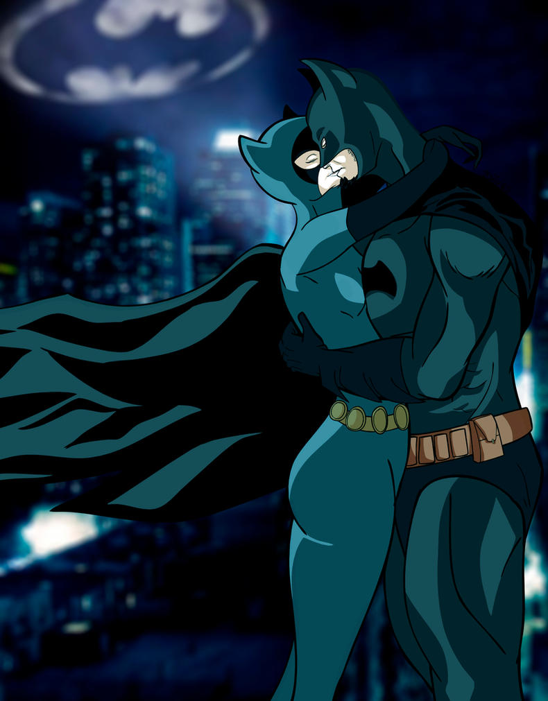 Batman And Catwoman Kiss Batman