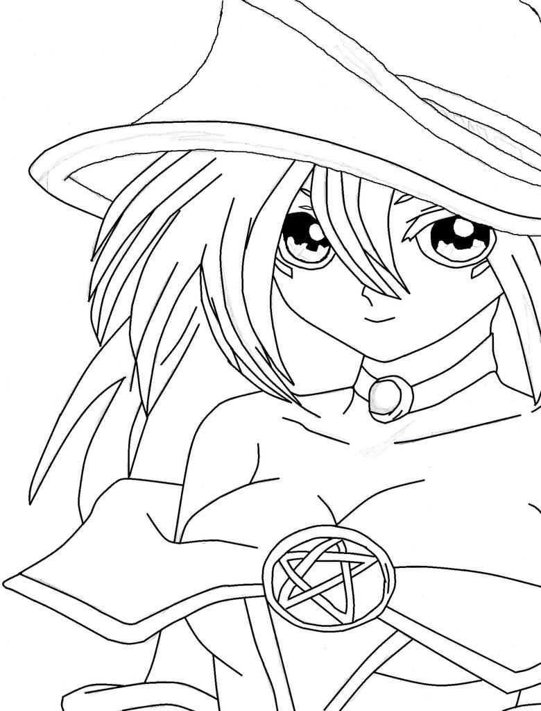 magician girl coloring pages - photo #13