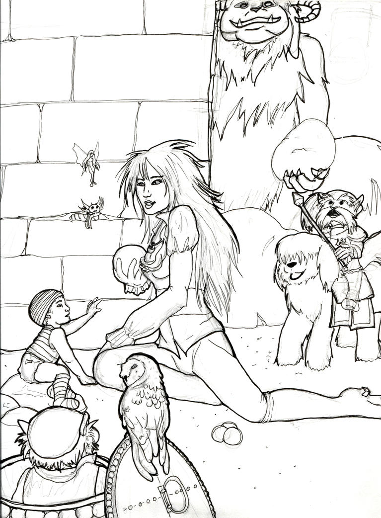 goblin king coloring pages - photo #36