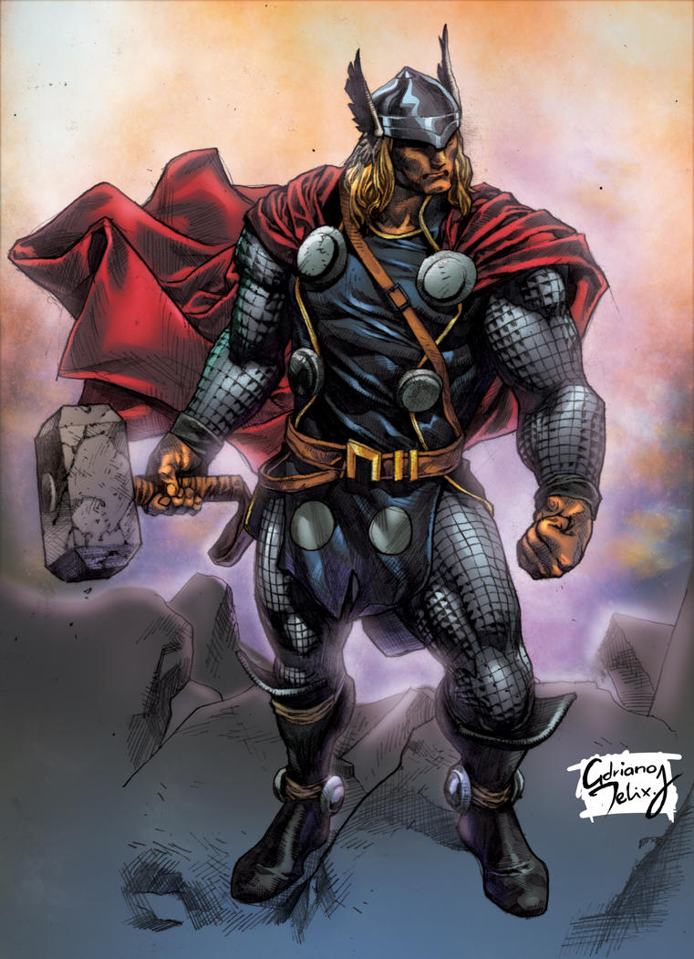 Thor - Marvel by AdrianoMediano on DeviantArt