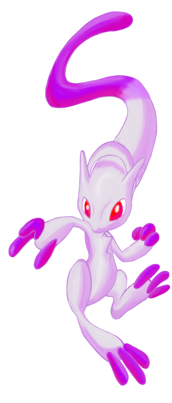 Mewtwo New Form By Allocen On Deviantart