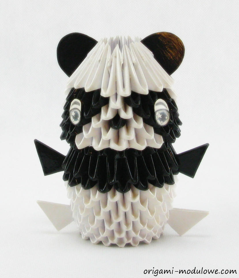 Modular Origami Panda 2 by origamimodulowe on DeviantArt
