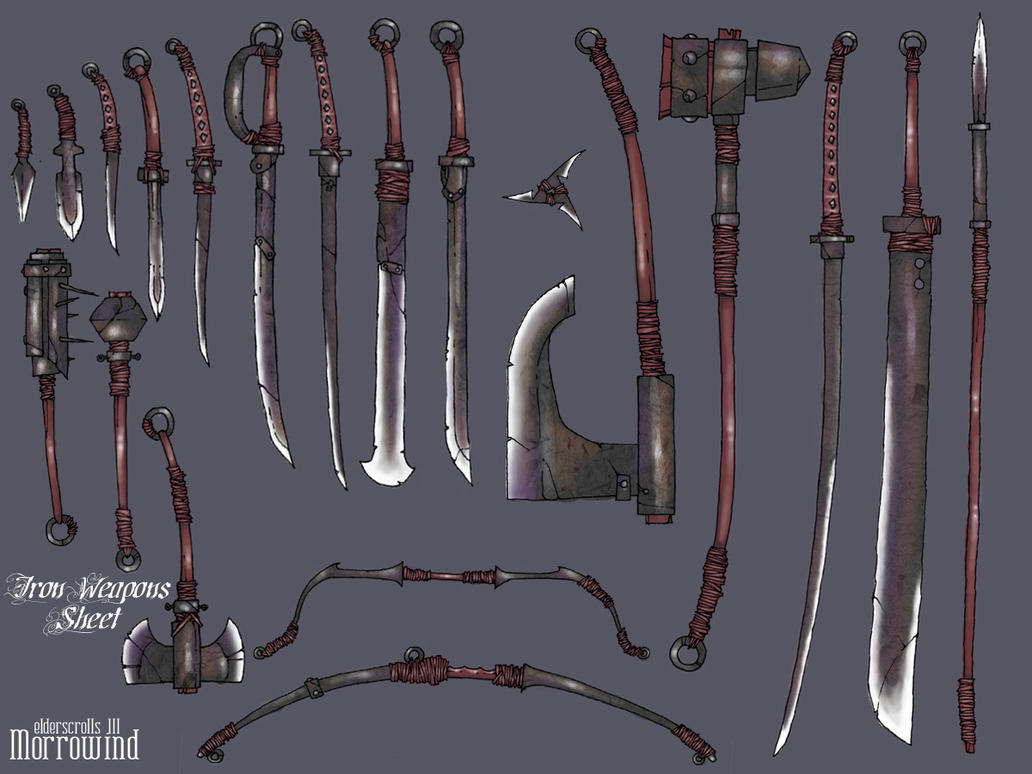 Morrowind_Iron_Weapons_by_DawidFrederik.jpg