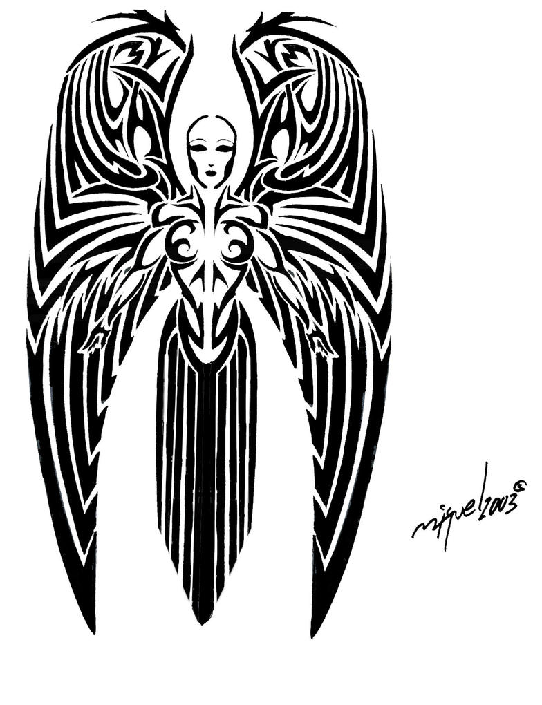 Angel tattoo by Midnite7175