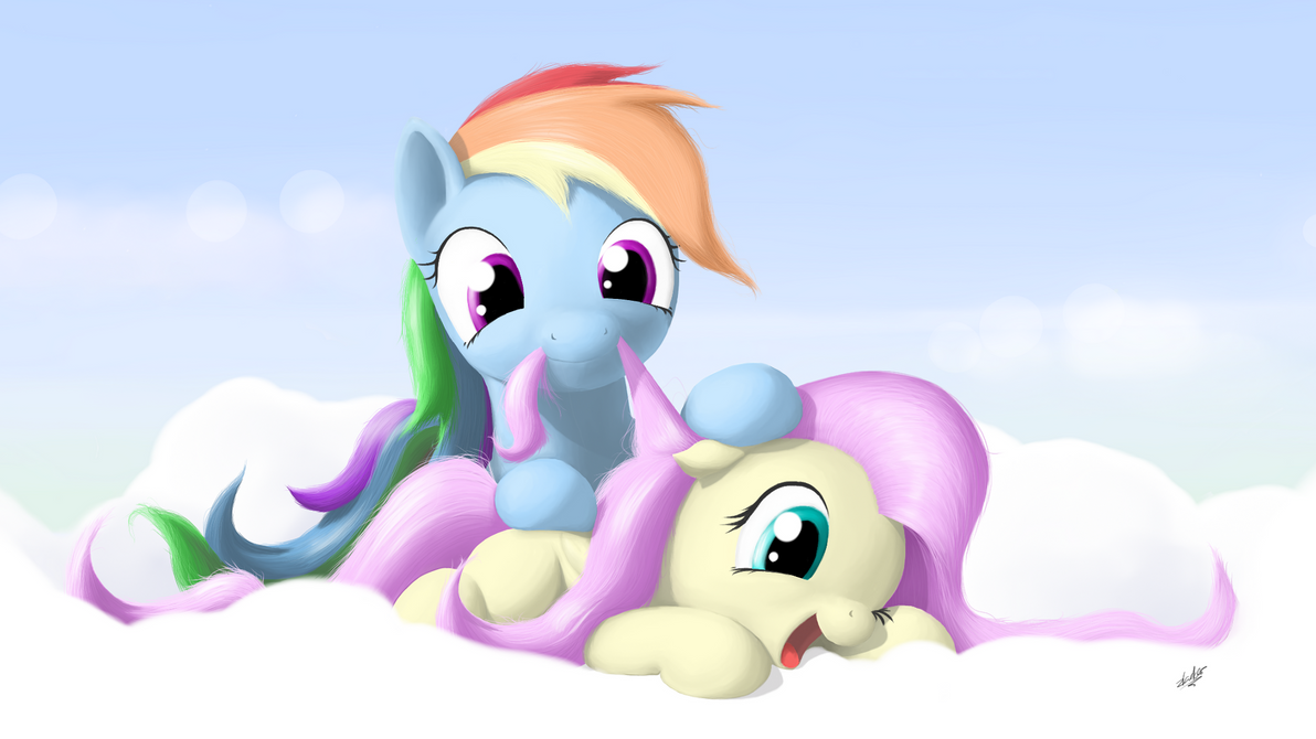 [Obrázek: rainbow_dash_and_fluttershy_by_zlack3r-d4etcw6.png]
