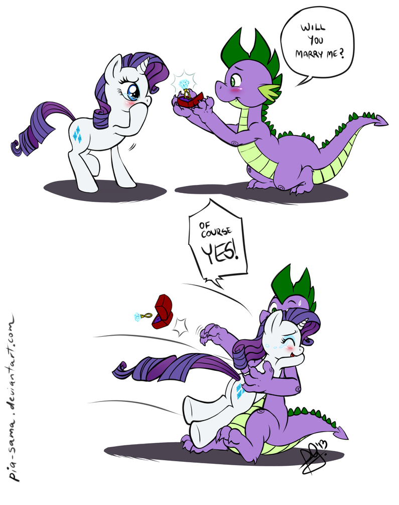 [Obrázek: spike_x_rarity___marriage_proposal_by_pi...6grt60.png]