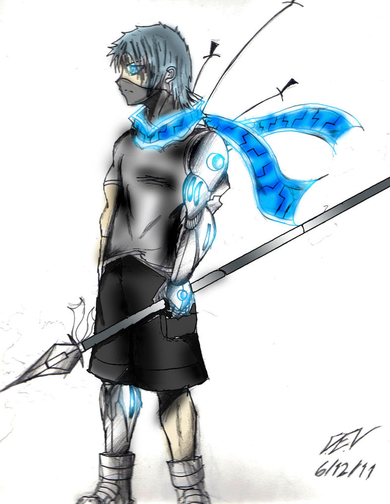 cyborg Ninja colored by ZolracV on DeviantArt