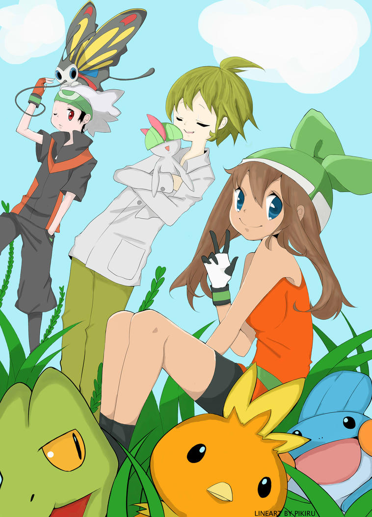 Pokemon: Brendan, Wally, May by Sakura-Hanamoto on DeviantArt
