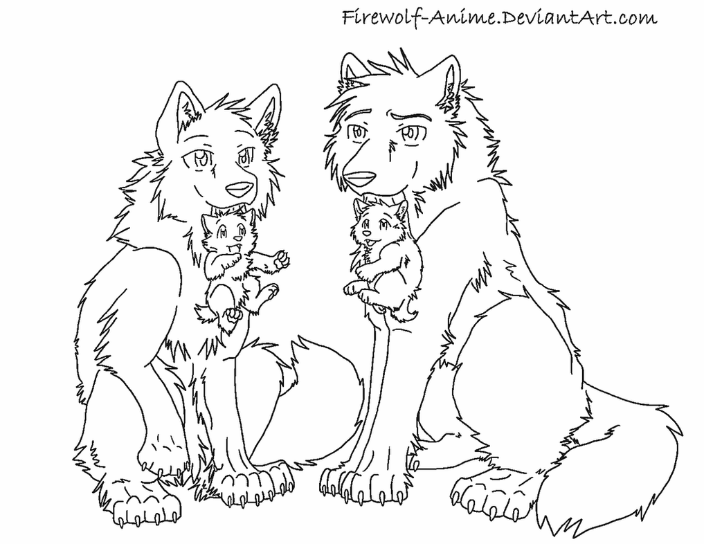 M/playing Wolf Pups Coloring Pages Coloring Pages