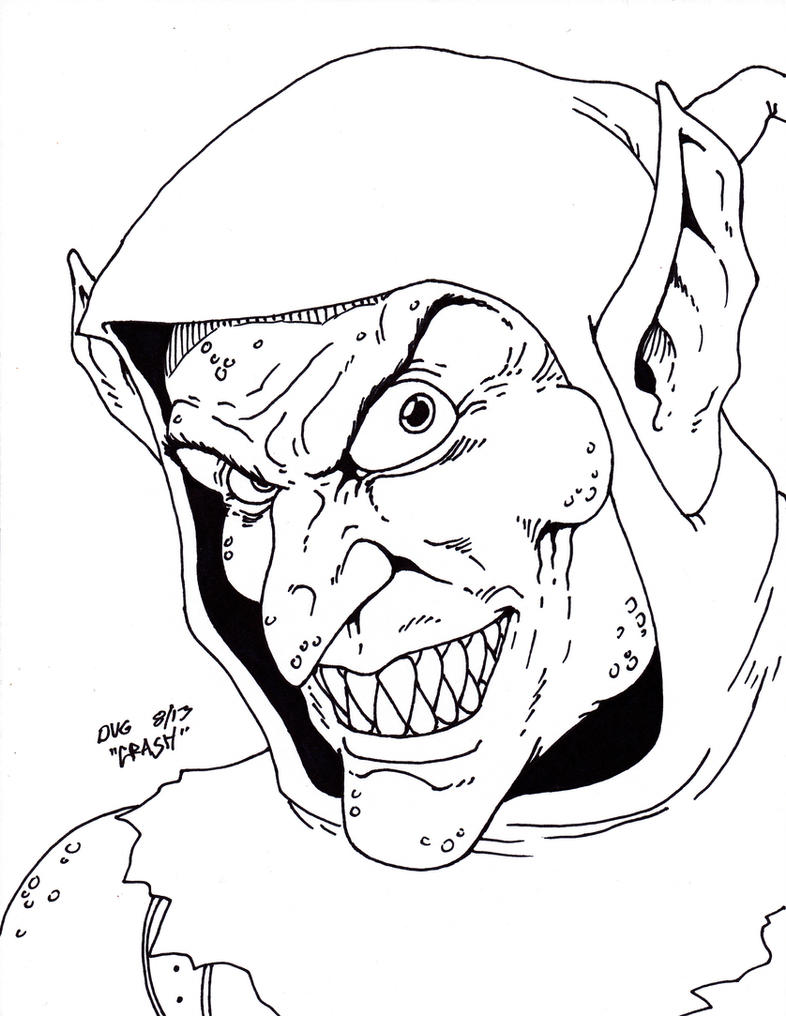 Green Goblin Coloring Pages Coloring Pages