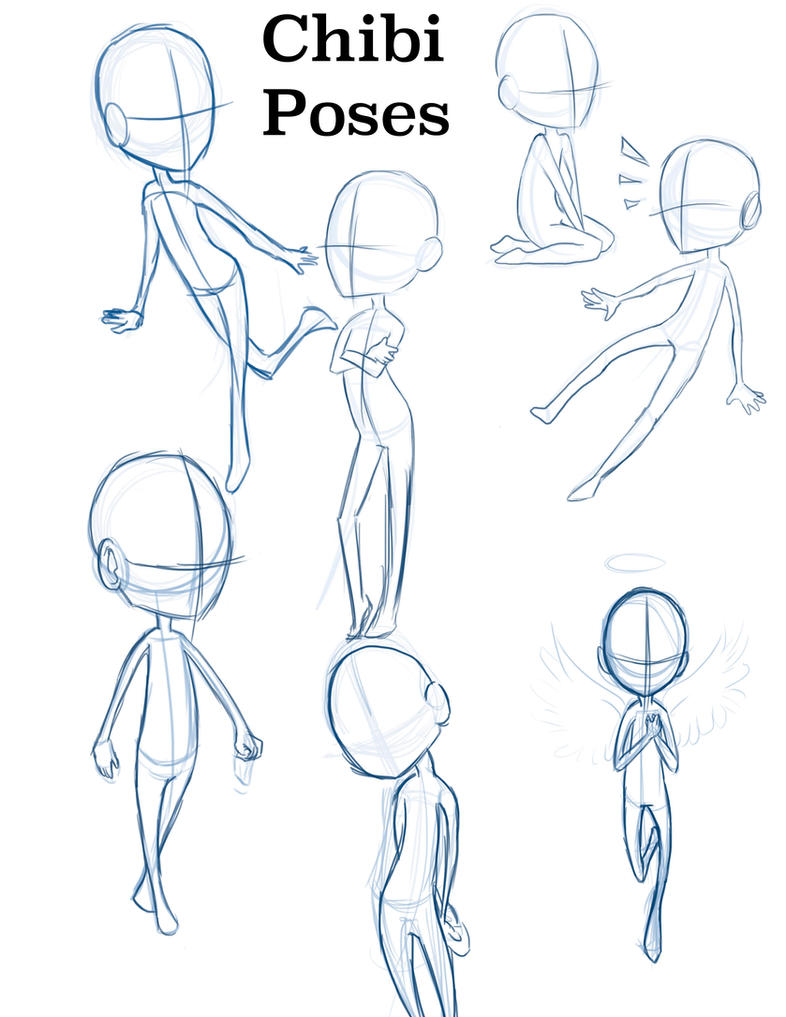 FREE Chibi poses by ConcreteDreams on DeviantArt