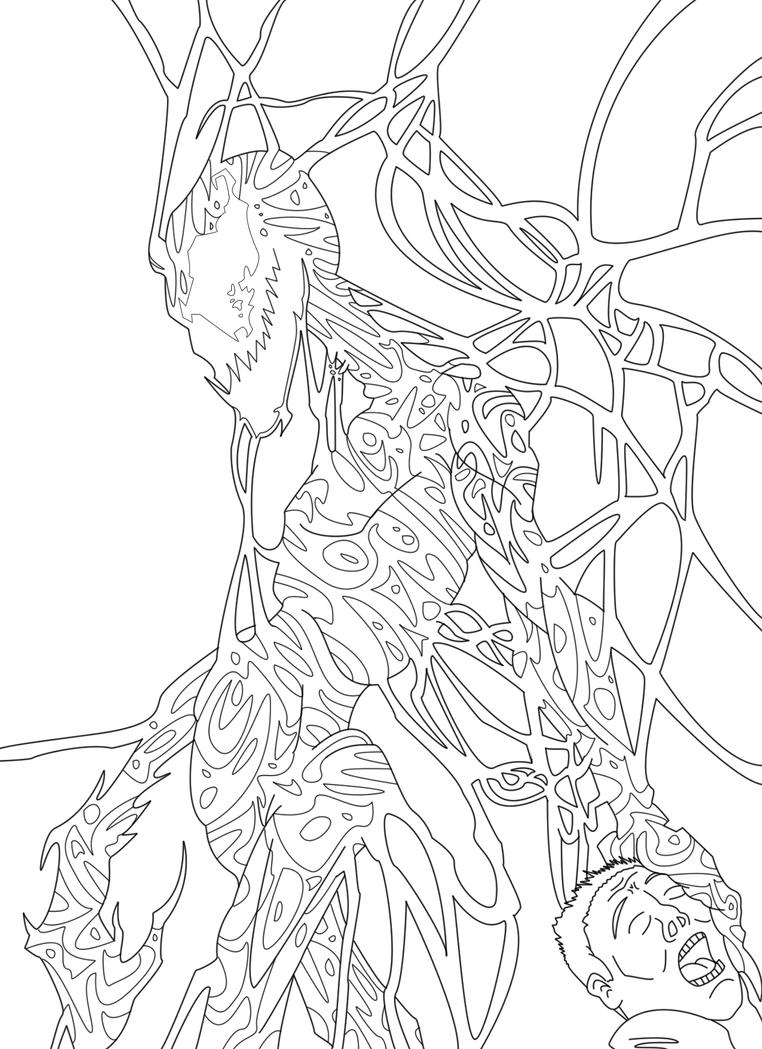 Marvel Carnage Vs Venom Coloring Pages Coloring Pages