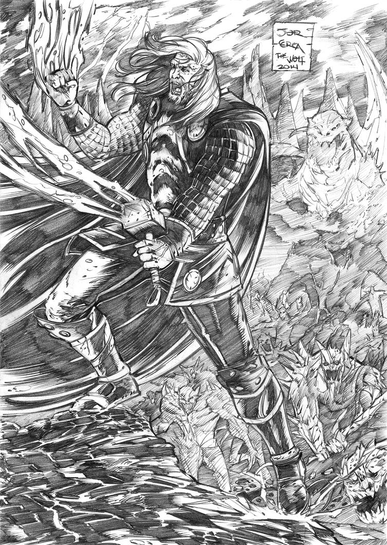 Thor (Marvel) by jorcerca